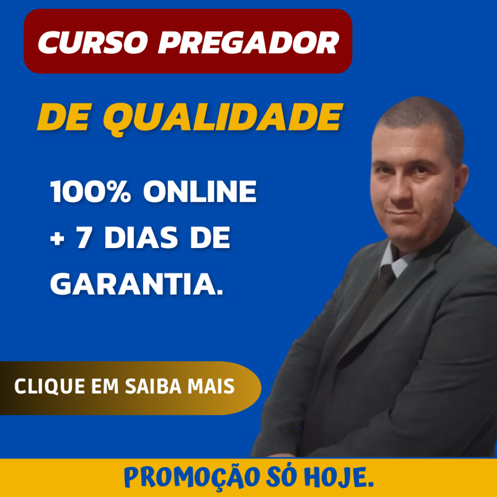 Melhor Curso de Pregação do Brasil!